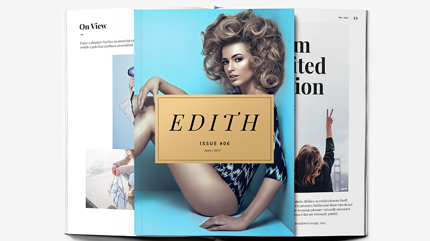 A5 Magazine MockUp